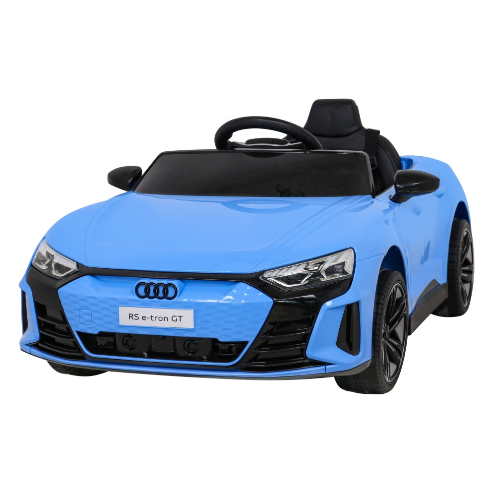 Elektromobilis Audi RS E-Tron GT, 4x4 pavara, Blue-Elektromobiliai vaikams, Mašinos-e-vaikas