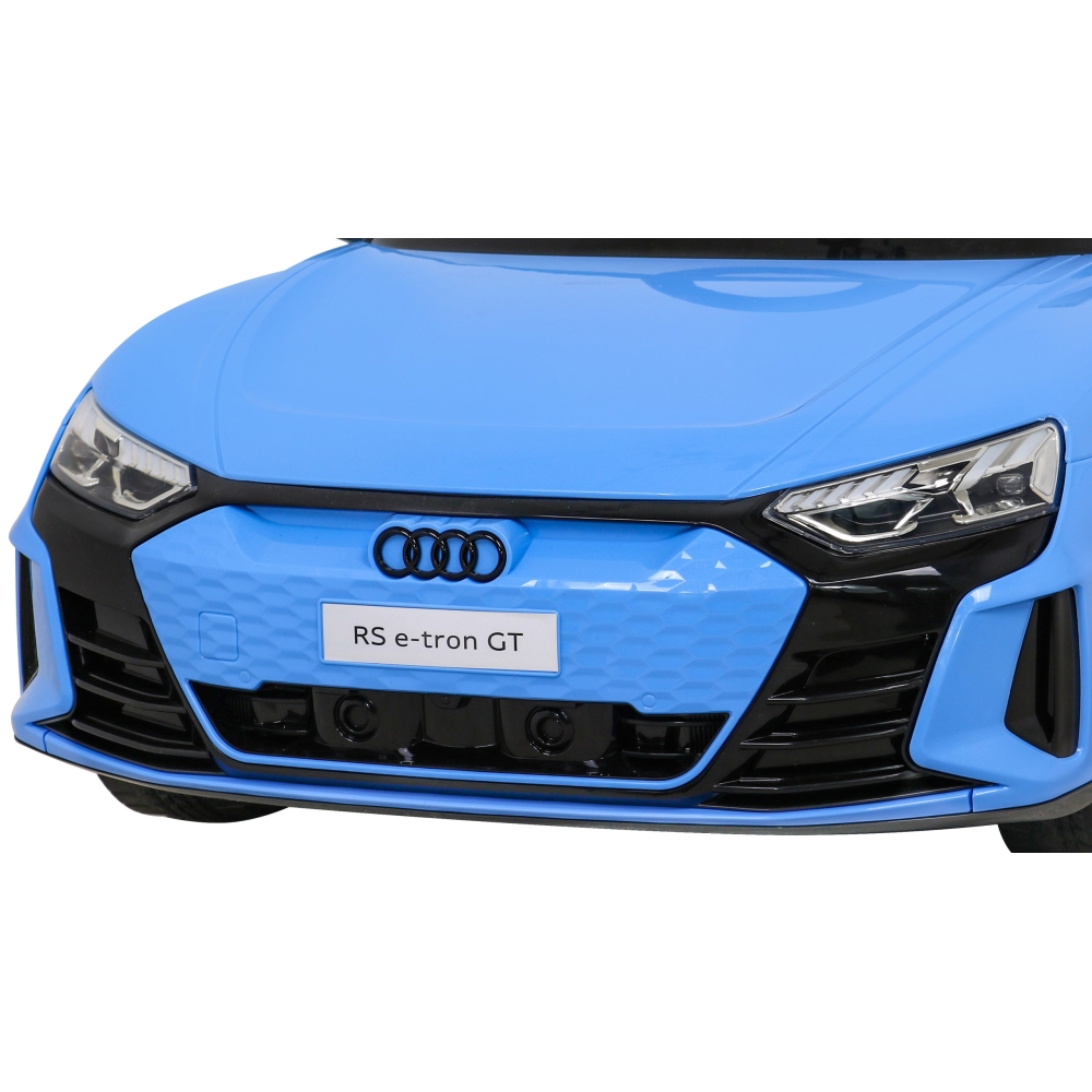 Elektromobilis Audi RS E-Tron GT, 4x4 pavara, Blue-Elektromobiliai vaikams, Mašinos-e-vaikas