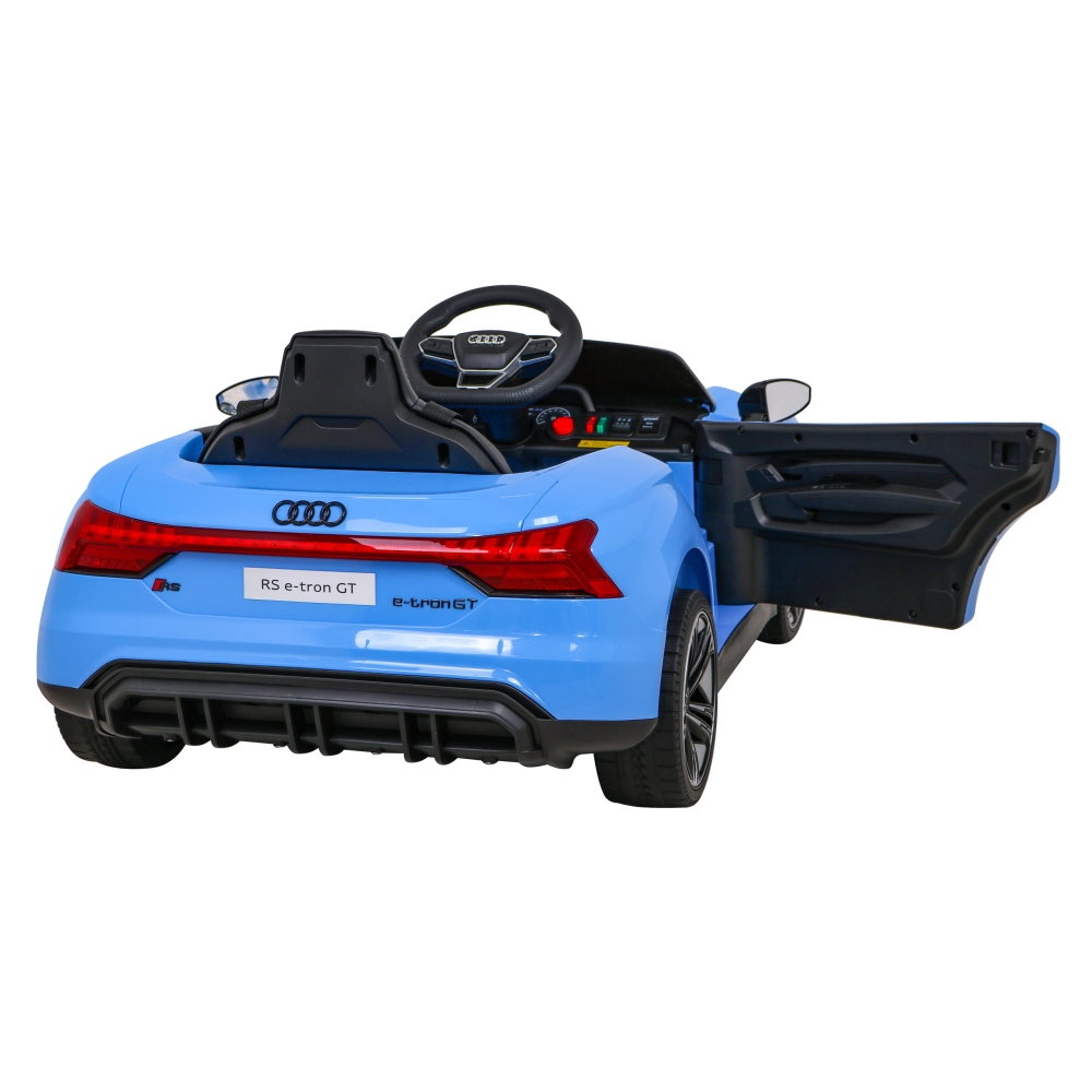 Elektromobilis Audi RS E-Tron GT, 4x4 pavara, Blue-Elektromobiliai vaikams, Mašinos-e-vaikas