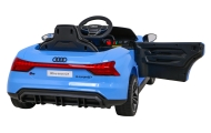 Elektromobilis Audi RS E-Tron GT, 4x4 pavara, Blue-Elektromobiliai vaikams, Mašinos-e-vaikas