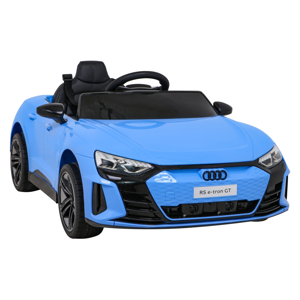 Elektromobilis Audi RS E-Tron GT, 4x4 pavara, Blue-Elektromobiliai vaikams, Mašinos-e-vaikas