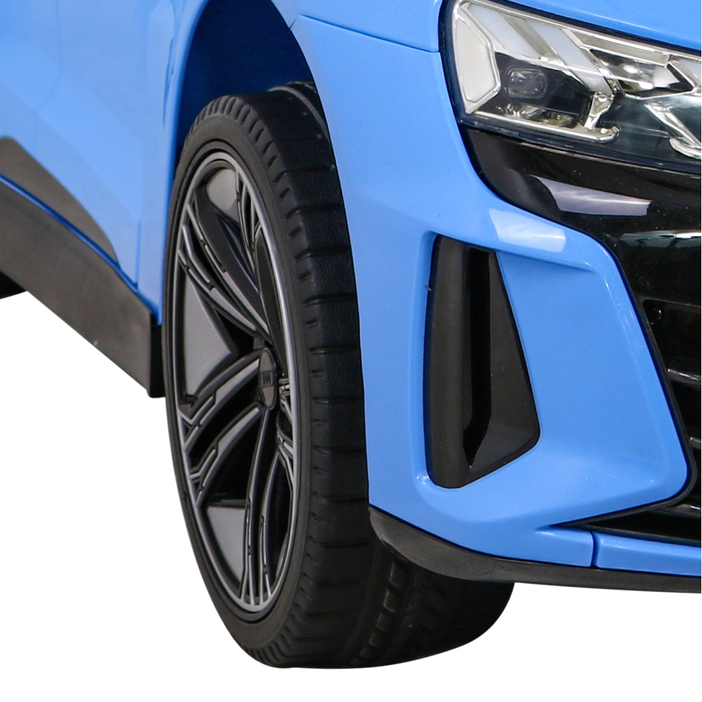 Elektromobilis Audi RS E-Tron GT, 4x4 pavara, Blue-Elektromobiliai vaikams, Mašinos-e-vaikas