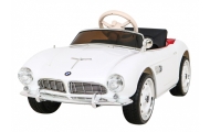 Elektromobilis BMW 507 Retro, White-Elektromobiliai vaikams, Mašinos-e-vaikas