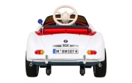 Elektromobilis BMW 507 Retro, White-Elektromobiliai vaikams, Mašinos-e-vaikas