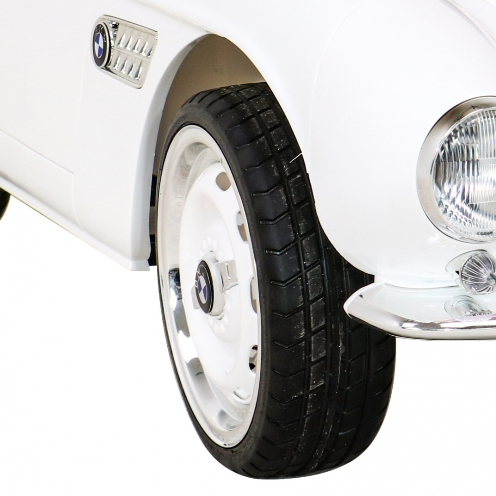 Elektromobilis BMW 507 Retro, White-Elektromobiliai vaikams, Mašinos-e-vaikas