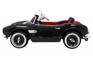 Autko BMW 507 Retro elektryczne dla dzieci Czarny Roadster