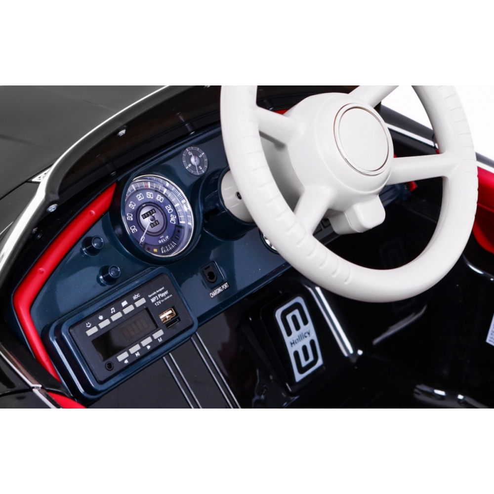 Elektromobilis BMW 507 Retro, Black-Elektromobiliai vaikams, Mašinos-e-vaikas