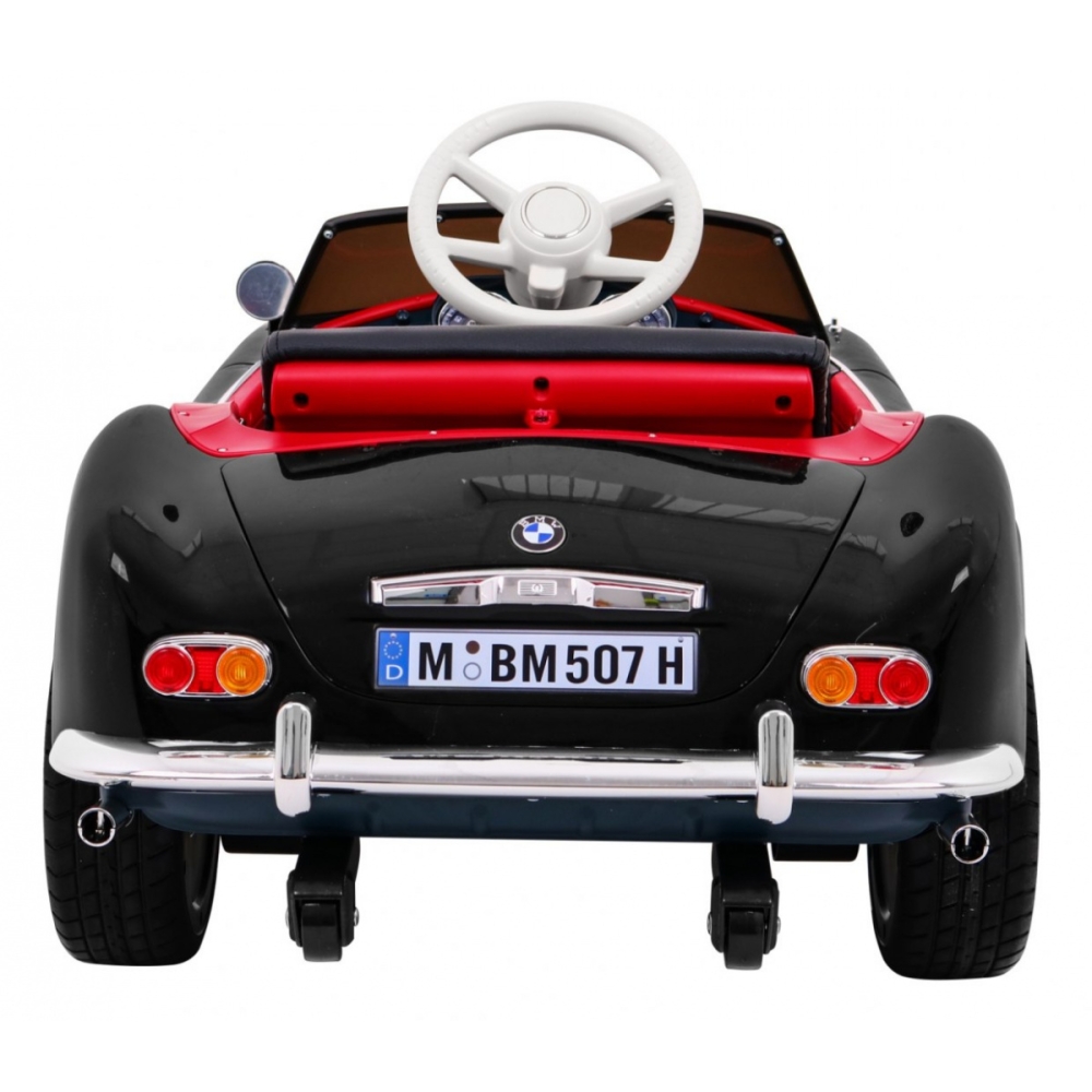 Elektromobilis BMW 507 Retro, Black-Elektromobiliai vaikams, Mašinos-e-vaikas