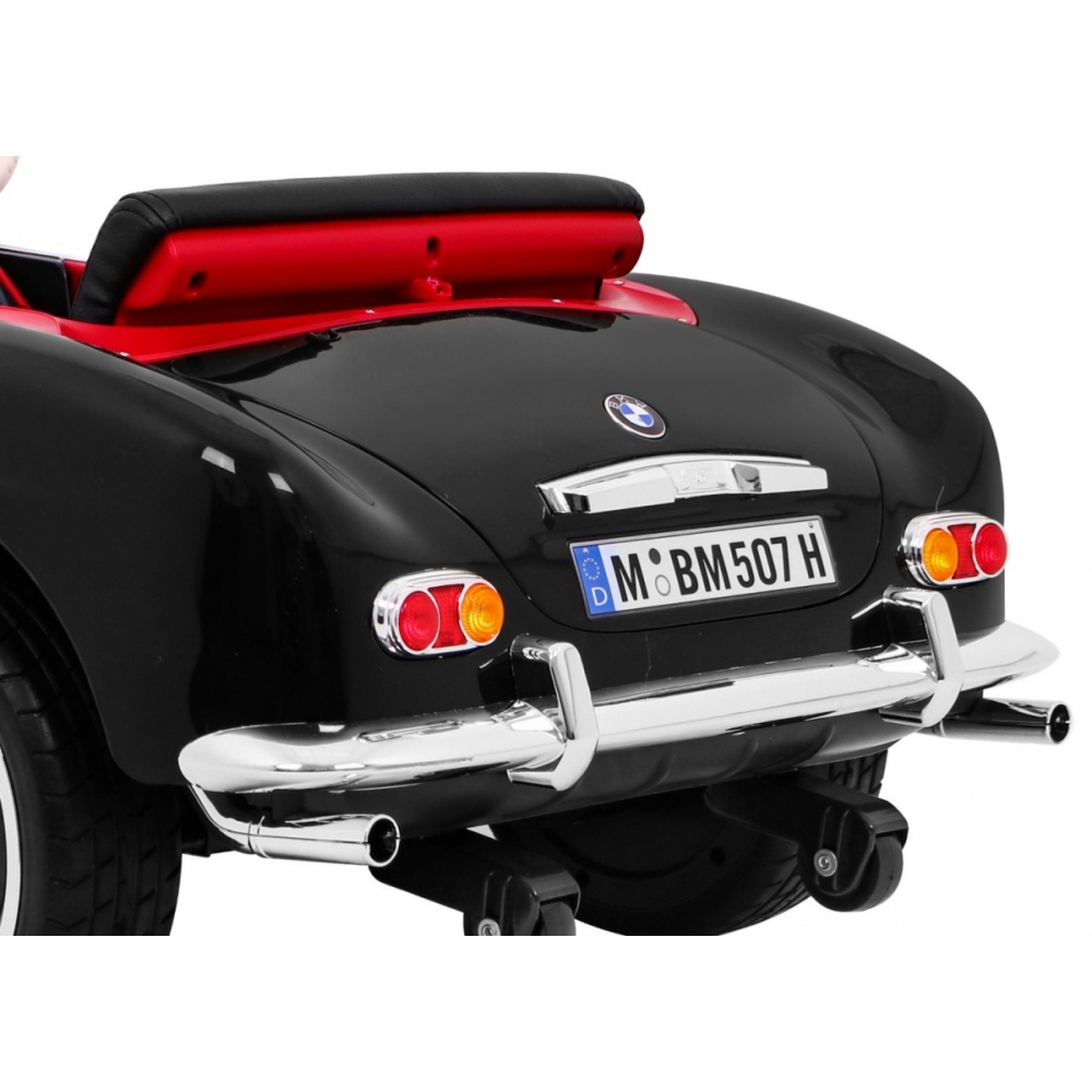 Elektromobilis BMW 507 Retro, Black-Elektromobiliai vaikams, Mašinos-e-vaikas