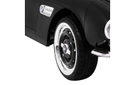Autko BMW 507 Retro elektryczne dla dzieci Czarny Roadster