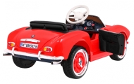Autko BMW 507 Retro elektryczne dla dzieci Czerwony + Audio LED + Pilot + Ekoskóra + EVA + Wolny Start