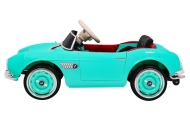 Autko BMW 507 Retro elektryczne dla dzieci Zielony + Audio LED + Pilot + Ekoskóra + EVA + Wolny Start