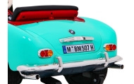 Autko BMW 507 Retro elektryczne dla dzieci Zielony + Audio LED + Pilot + Ekoskóra + EVA + Wolny Start