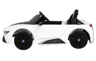 Elektromobilis BMW I8, White-Elektromobiliai vaikams, Mašinos-e-vaikas