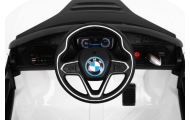 BMW I8 Lift Auto na akumulator Biały + Pilot + Wolny Start + 3-pkt pasy + MP3 USB + LED