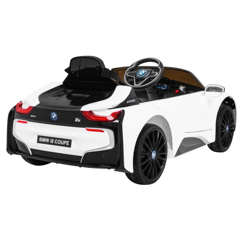 Elektromobilis BMW I8, White-Elektromobiliai vaikams, Mašinos-e-vaikas