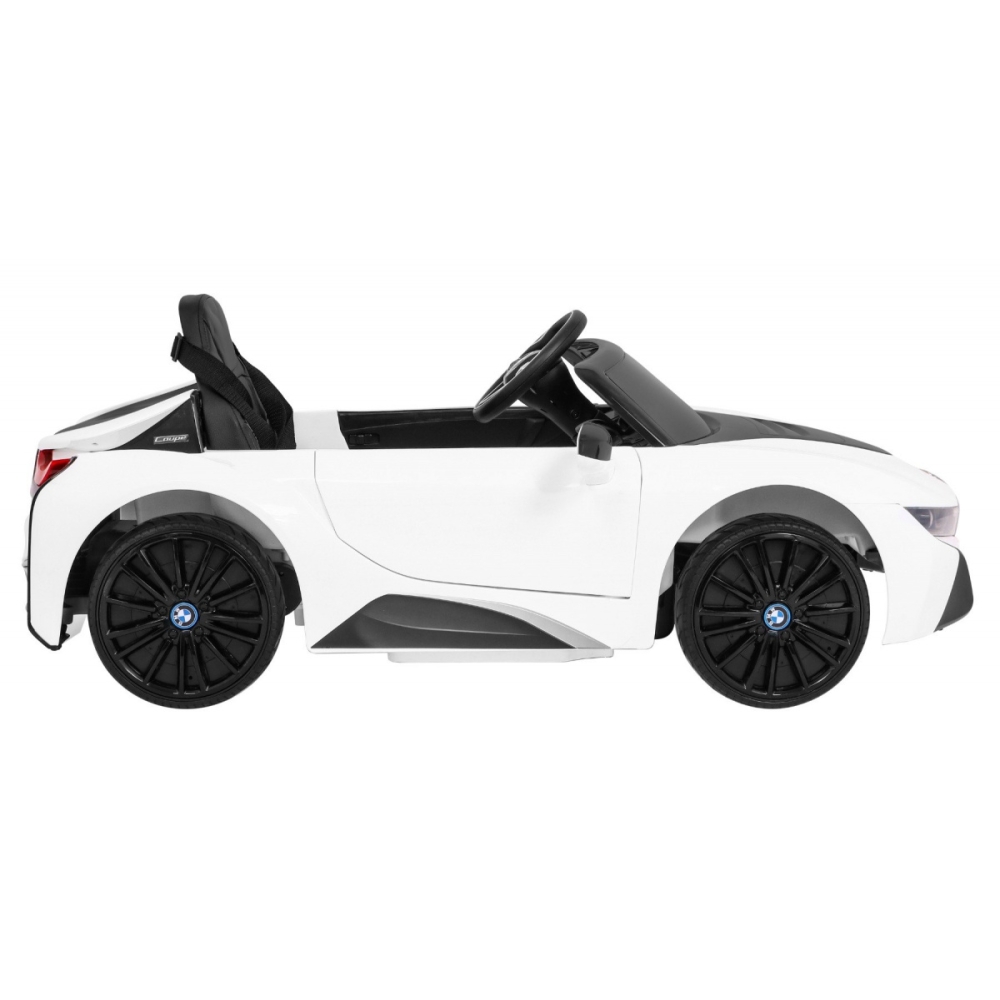 Elektromobilis BMW I8, White-Elektromobiliai vaikams, Mašinos-e-vaikas