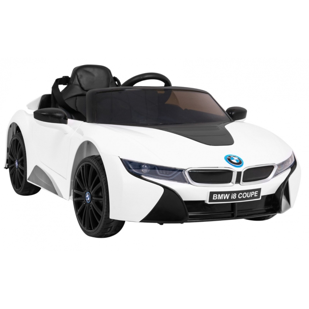 Elektromobilis BMW I8, White-Elektromobiliai vaikams, Mašinos-e-vaikas
