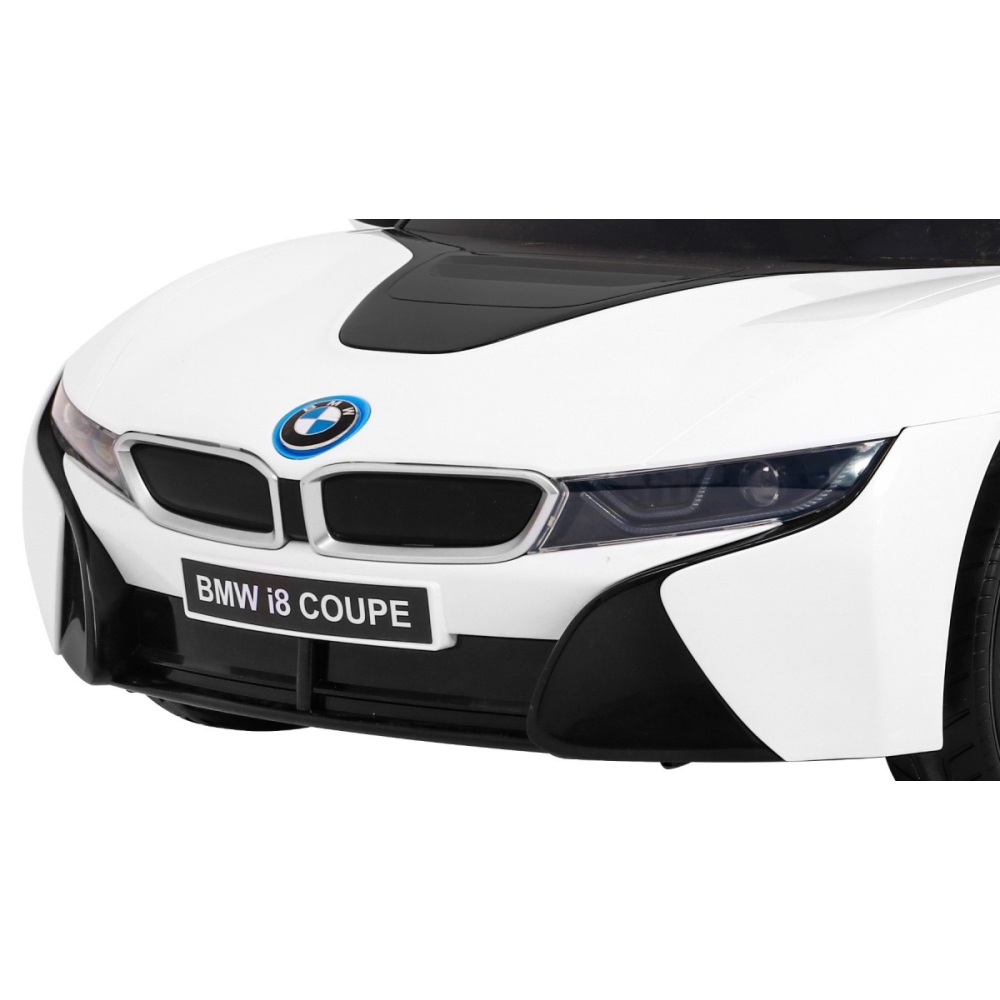 Elektromobilis BMW I8, White-Elektromobiliai vaikams, Mašinos-e-vaikas