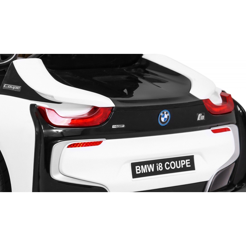 Elektromobilis BMW I8, White-Elektromobiliai vaikams, Mašinos-e-vaikas