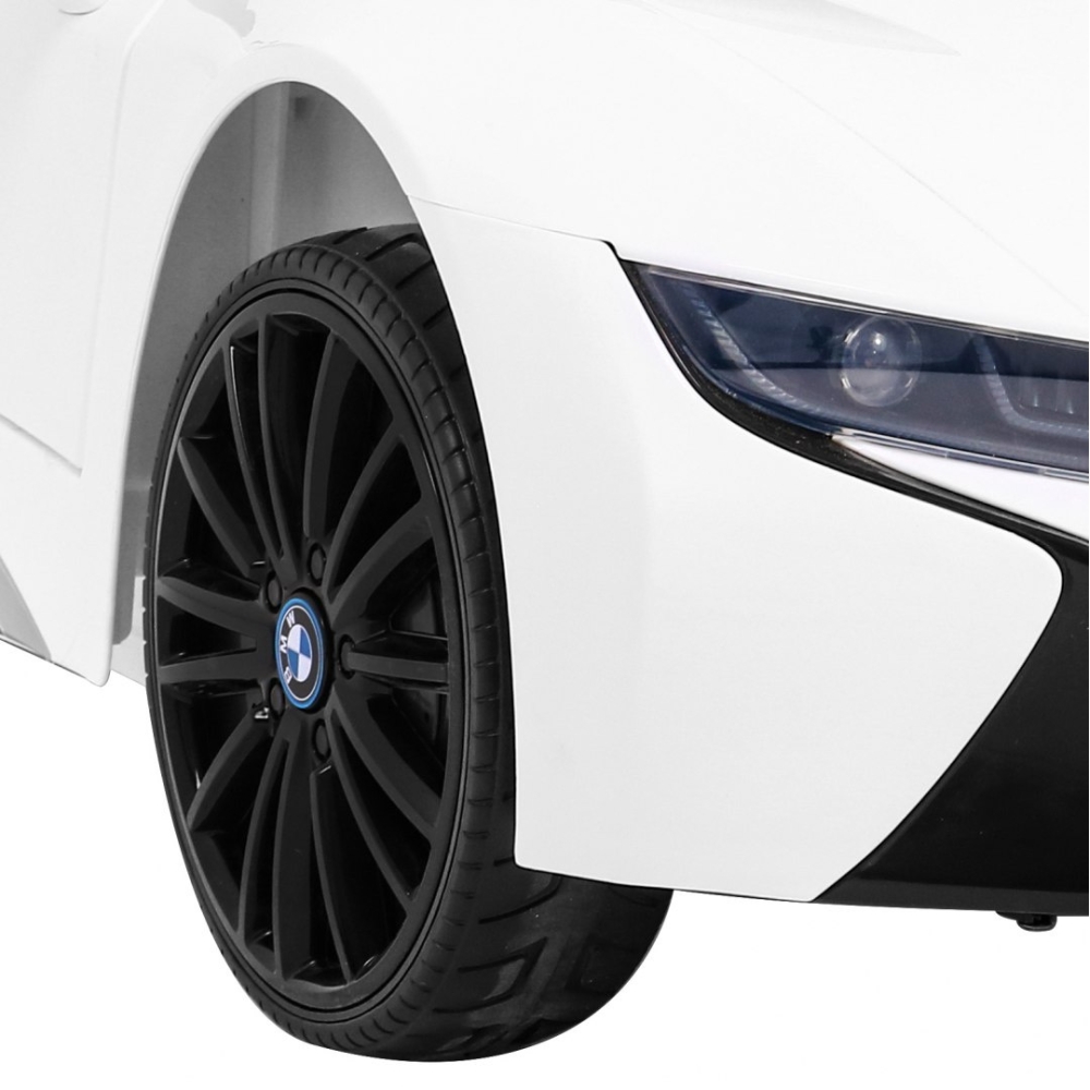 Elektromobilis BMW I8, White-Elektromobiliai vaikams, Mašinos-e-vaikas