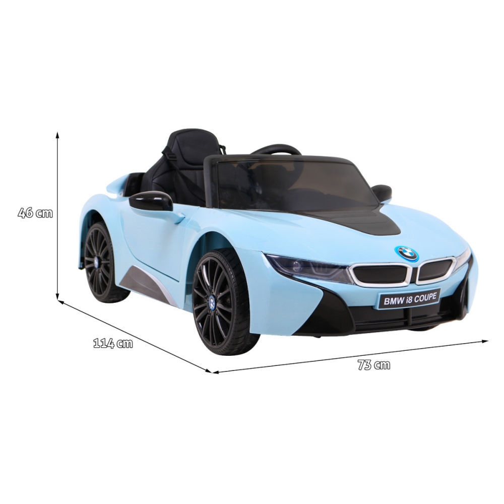 Elektromobilis BMW I8, mėlynas-Elektromobiliai vaikams, Mašinos-e-vaikas
