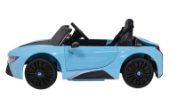 Elektromobilis BMW I8, mėlynas-Elektromobiliai vaikams, Mašinos-e-vaikas