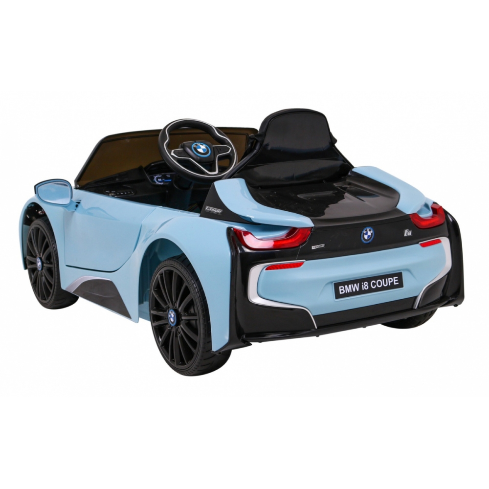 Elektromobilis BMW I8, mėlynas-Elektromobiliai vaikams, Mašinos-e-vaikas