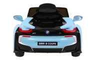 BMW I8 Lift Auto na akumulator Niebieski + Pilot + Wolny Start + 3-pkt pasy + MP3 USB + LED