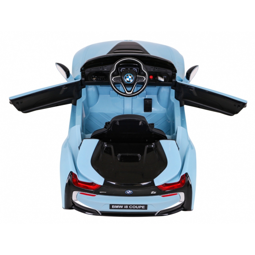 Elektromobilis BMW I8, mėlynas-Elektromobiliai vaikams, Mašinos-e-vaikas