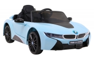 Elektromobilis BMW I8, mėlynas-Elektromobiliai vaikams, Mašinos-e-vaikas