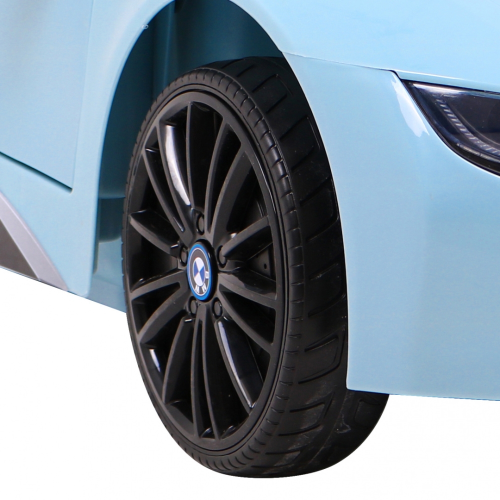 Elektromobilis BMW I8, mėlynas-Elektromobiliai vaikams, Mašinos-e-vaikas