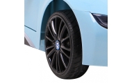 BMW I8 Lift Auto na akumulator Niebieski + Pilot + Wolny Start + 3-pkt pasy + MP3 USB + LED