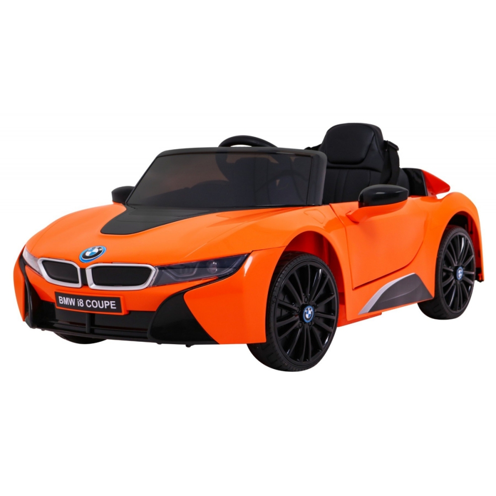 Elektromobilis BMW I8, Orange-Elektromobiliai vaikams, Mašinos-e-vaikas