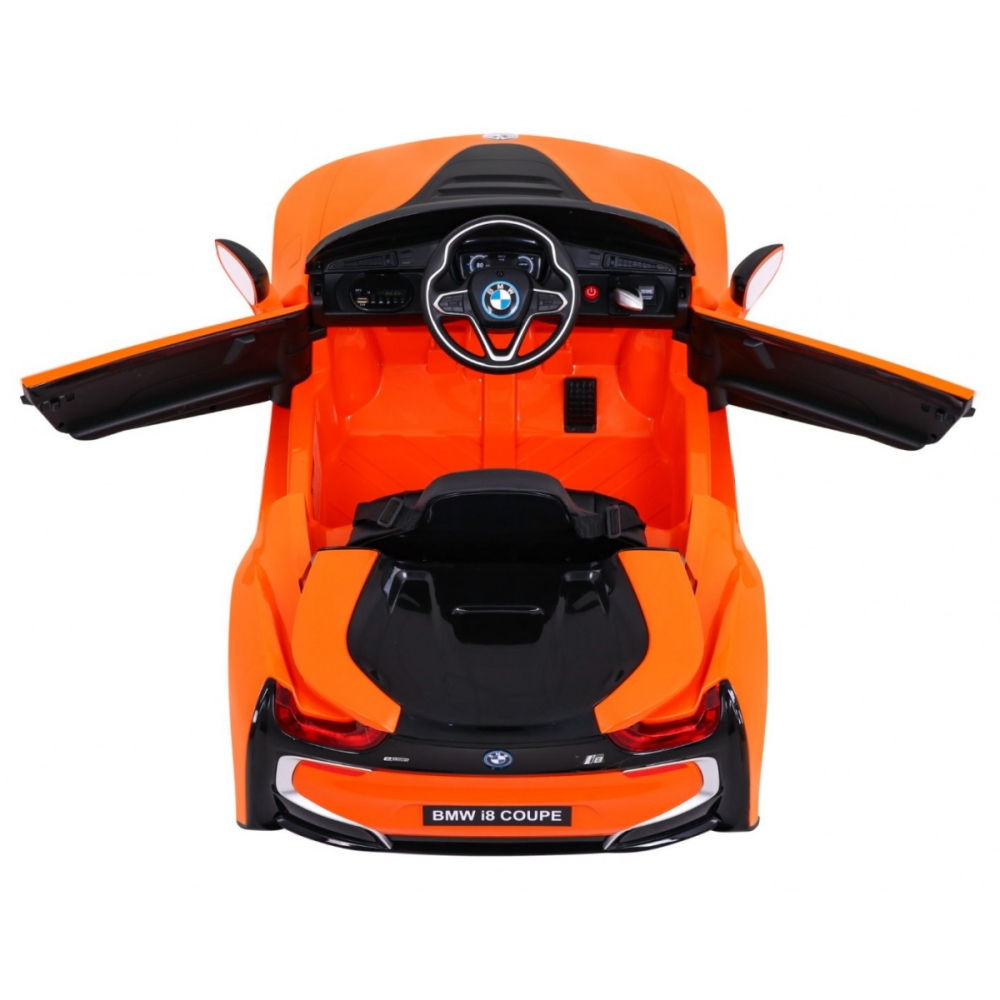 Elektromobilis BMW I8, Orange-Elektromobiliai vaikams, Mašinos-e-vaikas