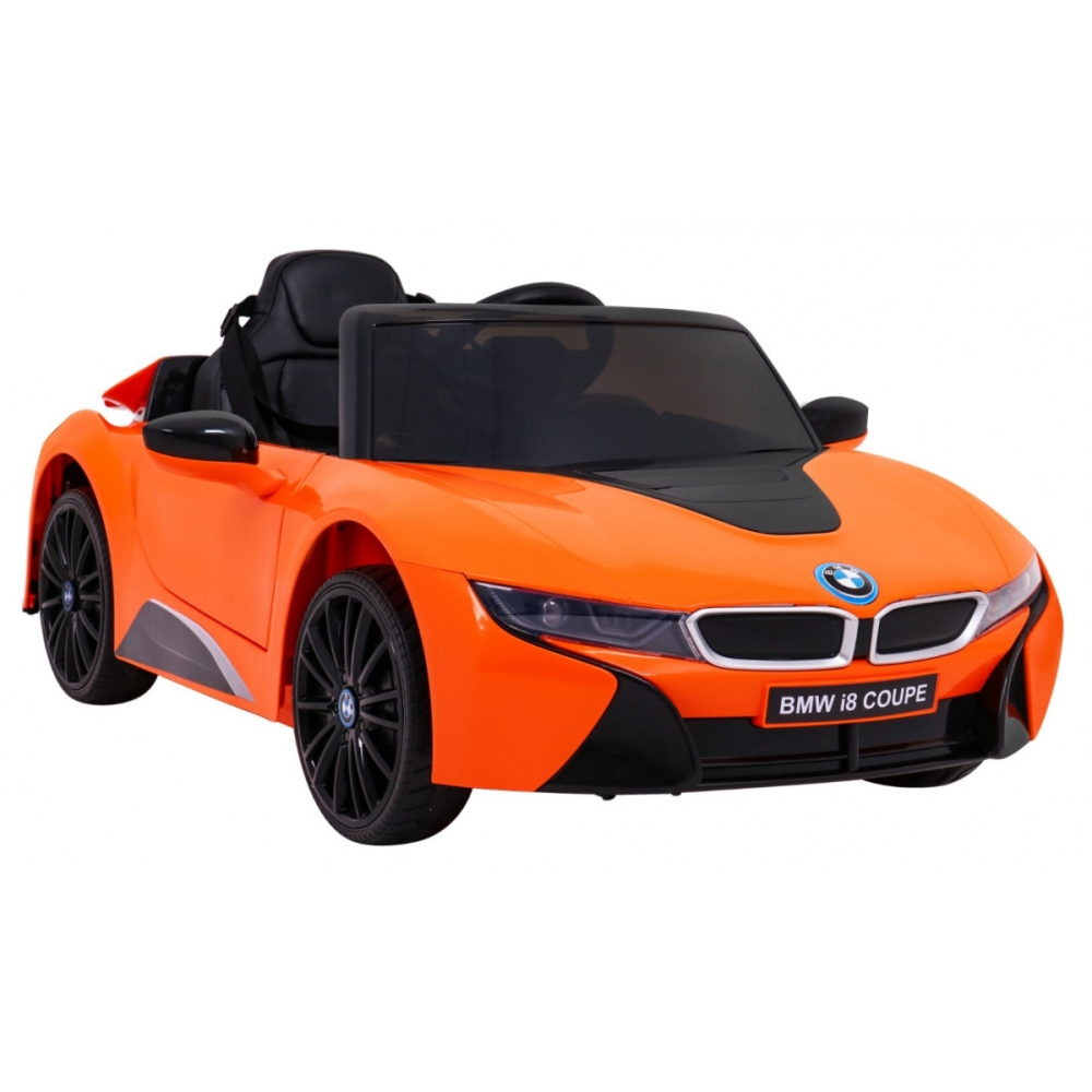 Elektromobilis BMW I8, Orange-Elektromobiliai vaikams, Mašinos-e-vaikas