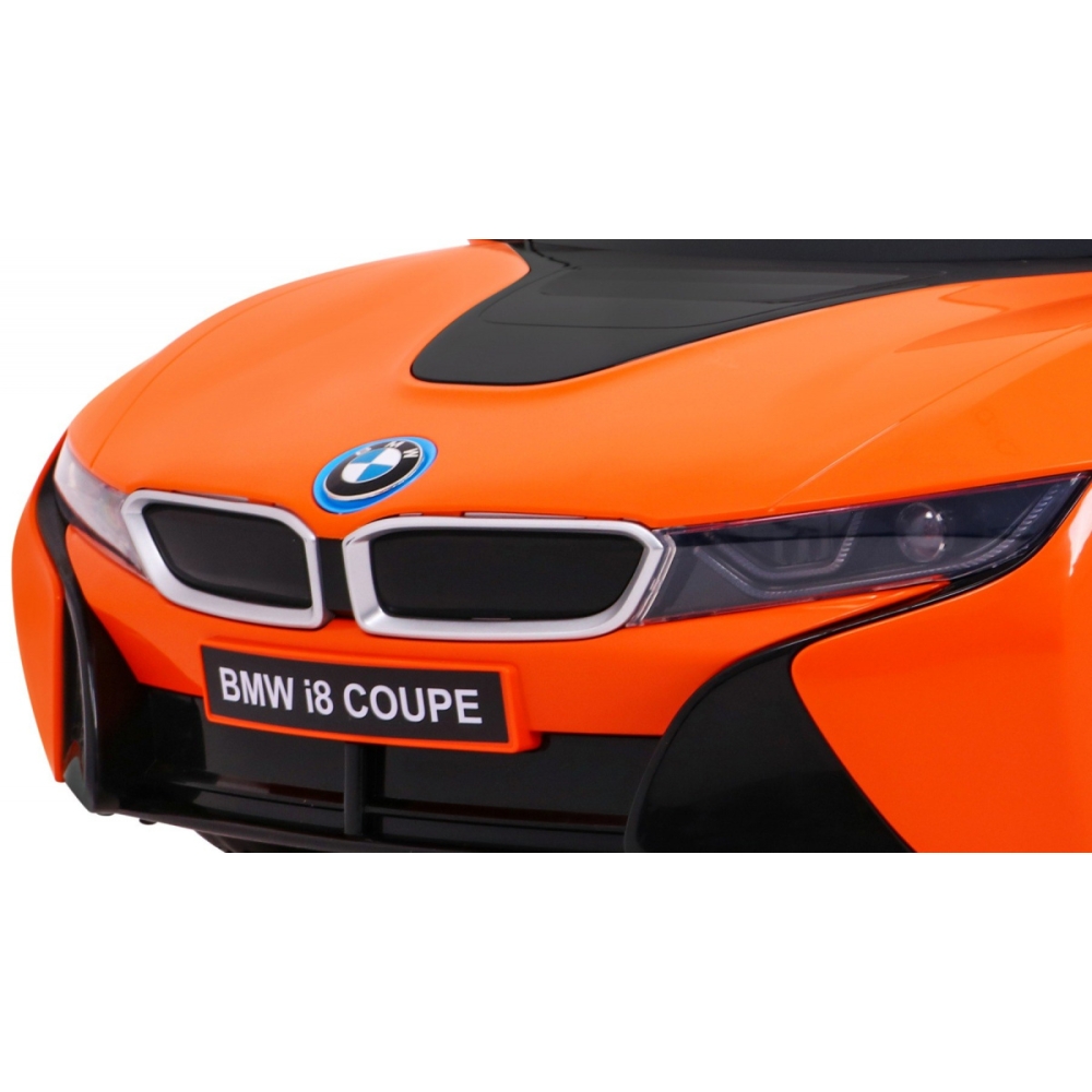 Elektromobilis BMW I8, Orange-Elektromobiliai vaikams, Mašinos-e-vaikas