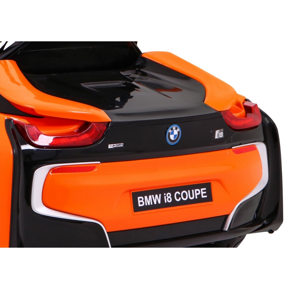 Elektromobilis BMW I8, Orange-Elektromobiliai vaikams, Mašinos-e-vaikas