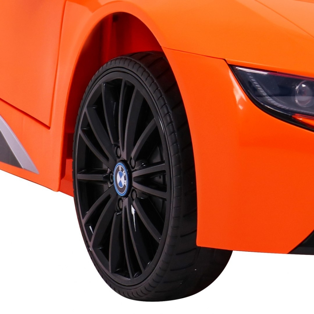 Elektromobilis BMW I8, Orange-Elektromobiliai vaikams, Mašinos-e-vaikas