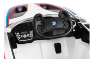 Elektromobilis BMW M6 GT3, White-Elektromobiliai vaikams, Mašinos-e-vaikas