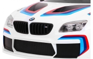 Elektromobilis BMW M6 GT3, White-Elektromobiliai vaikams, Mašinos-e-vaikas