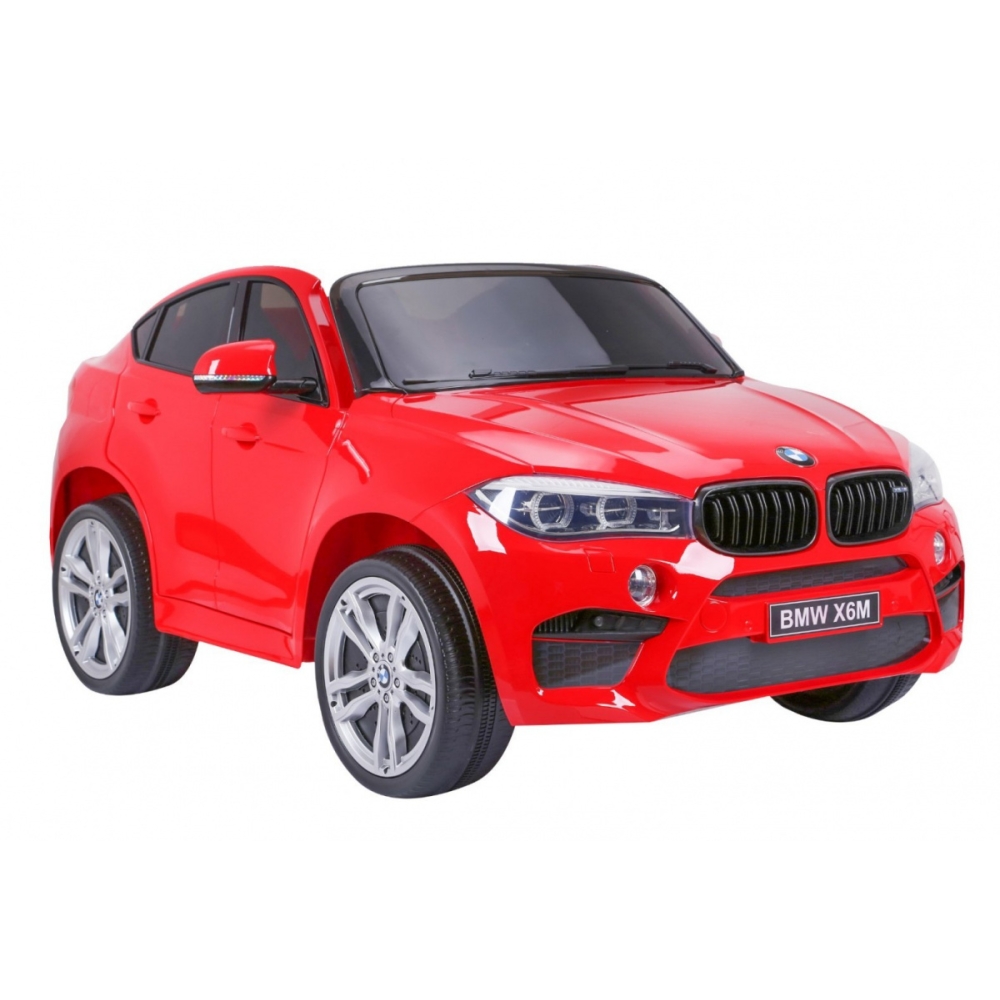 Dvivietis elektromobilis BMW X6M XXL, Red-Elektromobiliai vaikams, Visureigiai-e-vaikas