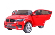 Dvivietis elektromobilis BMW X6M XXL, Red-Elektromobiliai vaikams, Visureigiai-e-vaikas