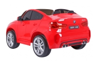 Dvivietis elektromobilis BMW X6M XXL, Red-Elektromobiliai vaikams, Visureigiai-e-vaikas
