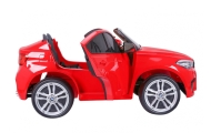 Dvivietis elektromobilis BMW X6M XXL, Red-Elektromobiliai vaikams, Visureigiai-e-vaikas