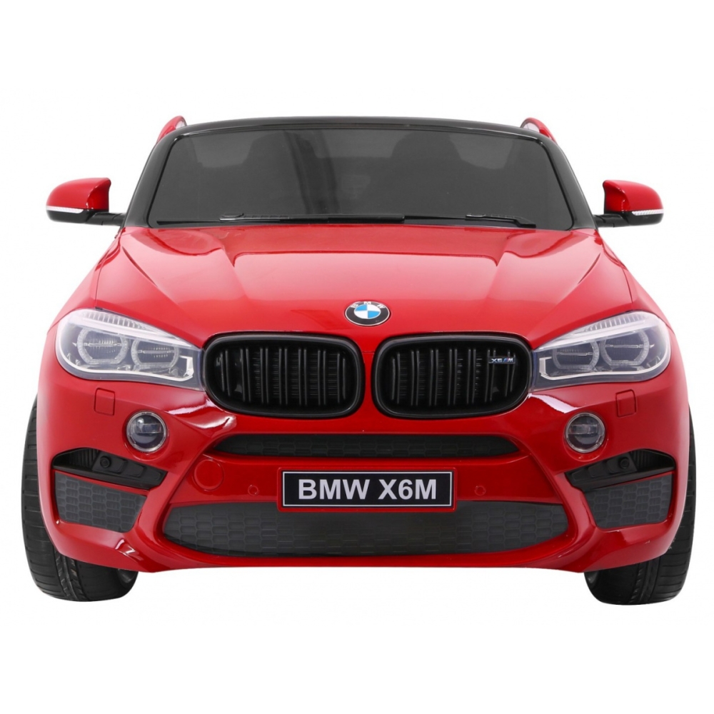Dvivietis elektromobilis BMW X6M XXL, lakuotas raudonas-Elektromobiliai vaikams, Visureigiai-e-vaikas
