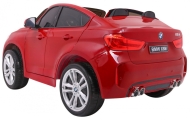 Dvivietis elektromobilis BMW X6M XXL, lakuotas raudonas-Elektromobiliai vaikams, Visureigiai-e-vaikas
