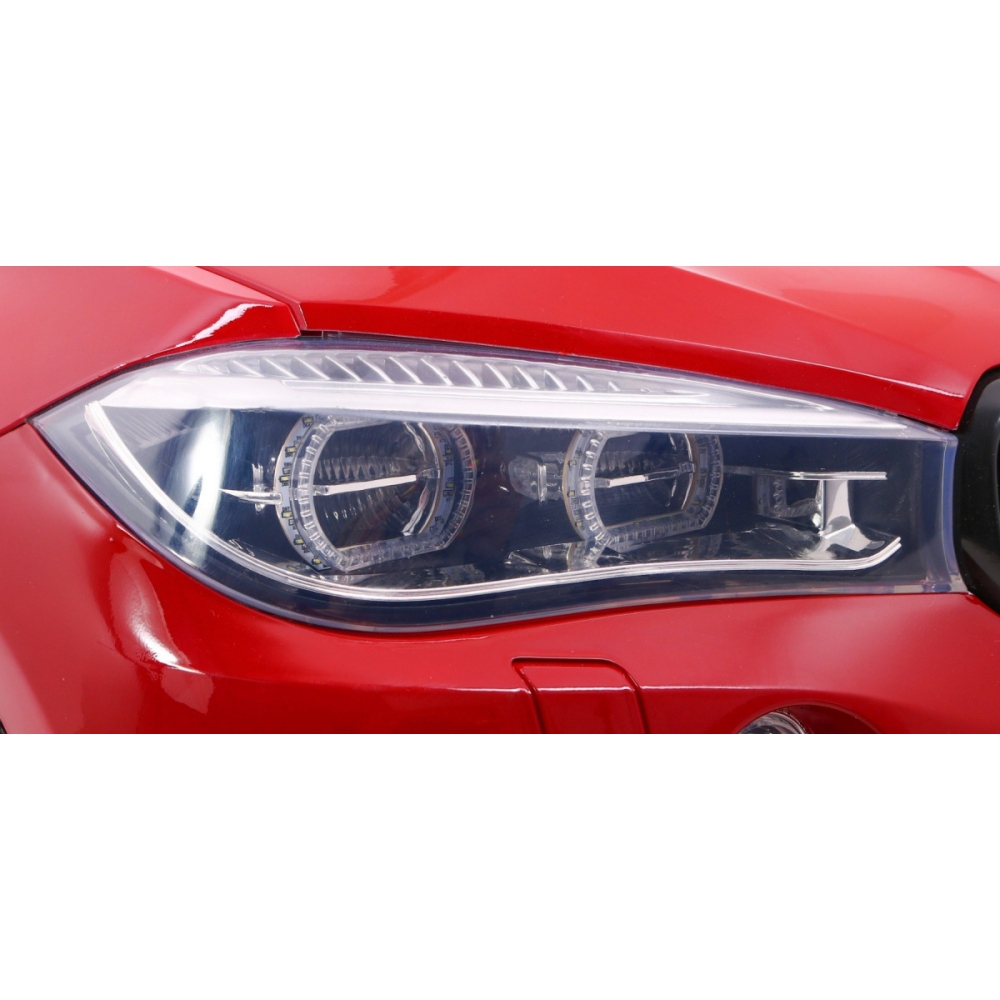 Dvivietis elektromobilis BMW X6M XXL, lakuotas raudonas-Elektromobiliai vaikams, Visureigiai-e-vaikas