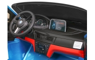 BMW X6M XXL dla 2 dzieci Lakier Niebieski + Pilot + Ekoskóra + Pasy + Wolny Start + MP3 + LED