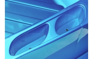BMW X6M XXL dla 2 dzieci Lakier Niebieski + Pilot + Ekoskóra + Pasy + Wolny Start + MP3 + LED